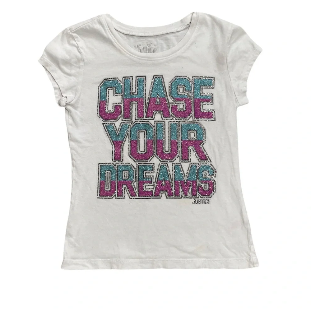 Justice Girls Size 6 Short Sleeve Shirt